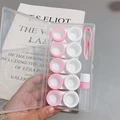 Pink white 10 grids