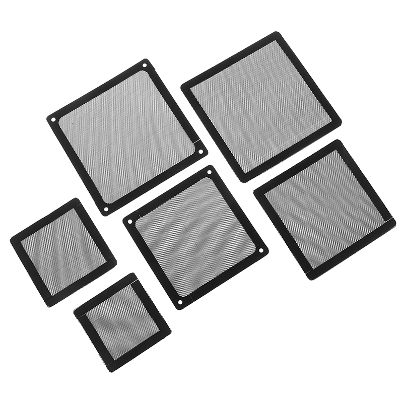 2 Filtri Antipolvere Magnetici In PVC Per PC, 50x50 Cm, Con Nastro 3M, Fori 1 Mm, Per Ventole E Griglie, Facilmente Tagliabili Su Misura