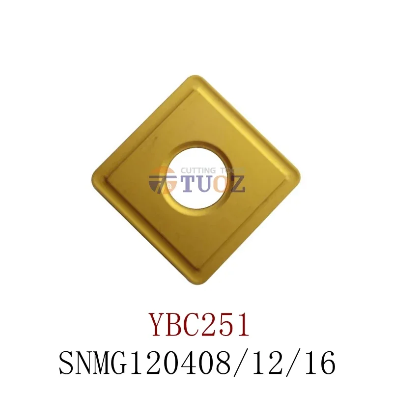 

100% Original SNMG120408 SNMG120412 YBC251 External Turning Tools Carbide Insert SNMG 120408 120412 120416 CNC Lathe Cutter