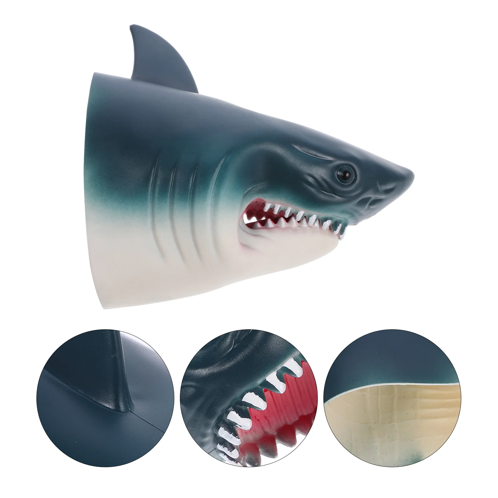 

Shark Puppet Early Education Telling Interactive Cartoon Creative Toys Rubber Hand Puppets