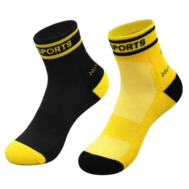 Cocinando Simposio Mínimo New Men And Women Cycling Socks Black Yellow Outdoor Professional Sport  Riding Bicycle Socks Unisex Calcetines Ciclismo - Cycling Shoe Cover -  AliExpress