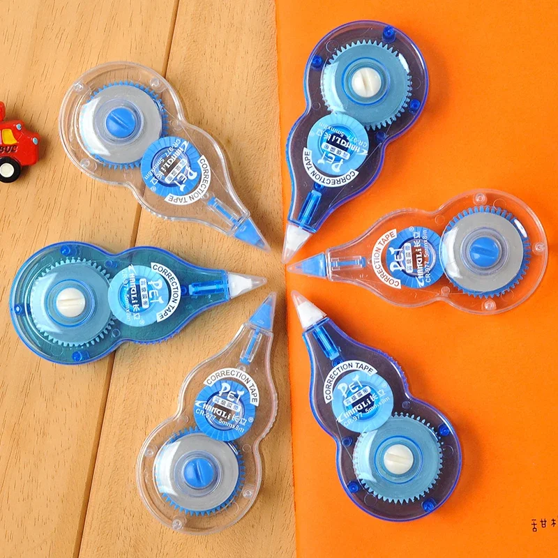 6pcs/pack Correction Tape Roller 8mx5mm White Sticker Tape for Student Error Eraser School Office Supplies Stationery