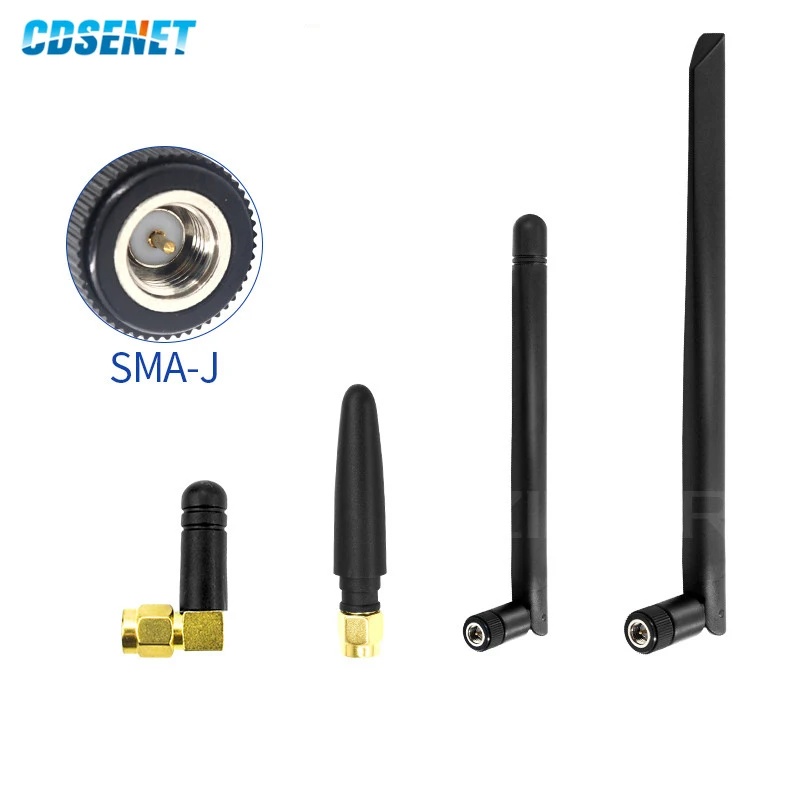 

2PCS 2.4G 5.8G CDSENET Rubber Antenna SMA-J Interface 2dBi For Wireless Module Modem Smart Industry 2.4G Rubber Series