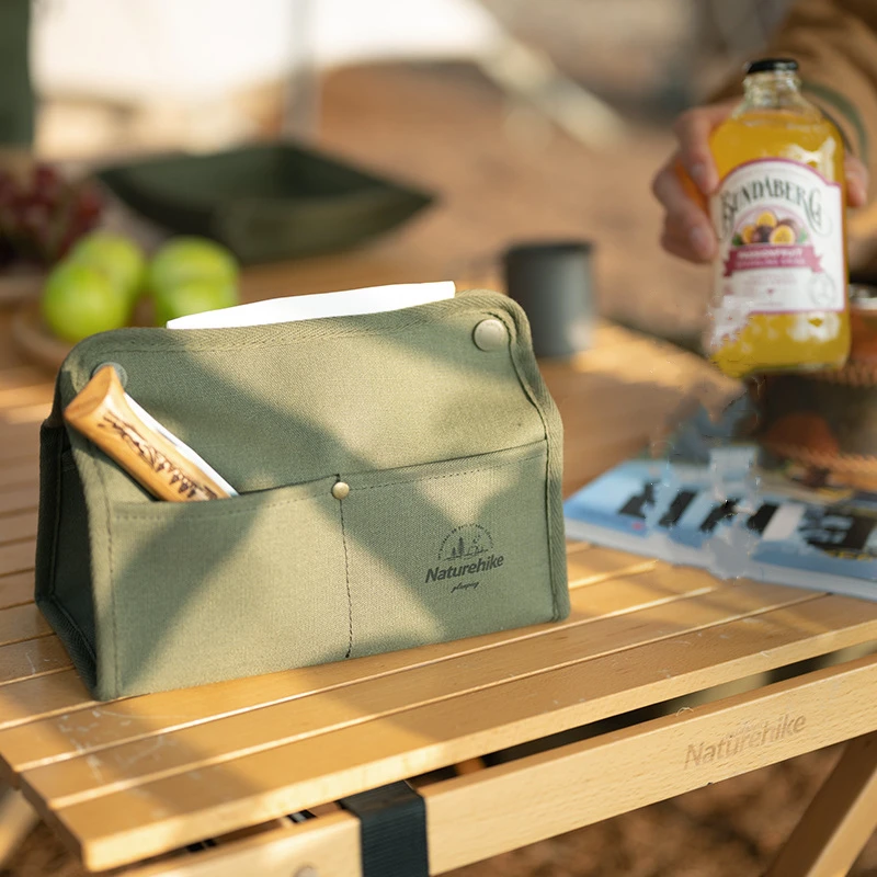 Naturehike Camping Item Storage Set Dry Wax Waterproof Antifouling Outdoor Camp Home Dinner Picnic Table Canvas Storage Package