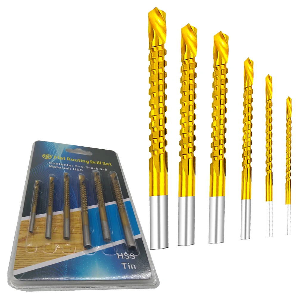 H S S Cobalt Drill Bits Set Spiral Metric Composite Tap Drill Bit Tap Twist Drill Bit Wood Drill