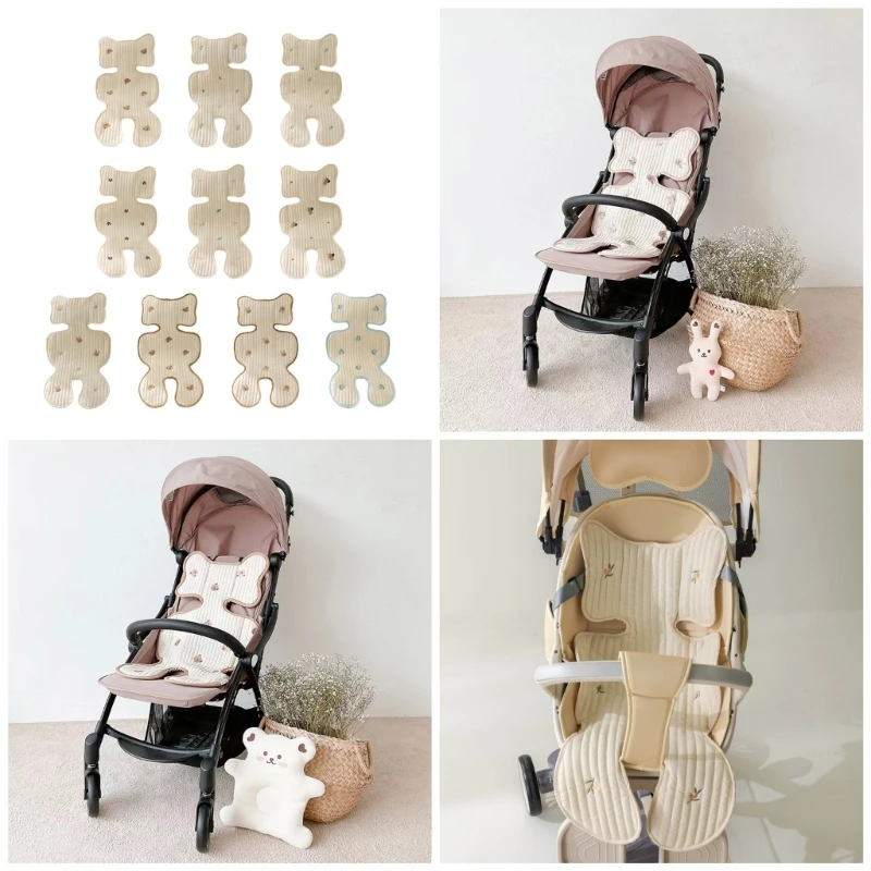 

B2EB Safe & Secure Baby Stroller Paddings Cottton Baby Stroller Cover Cotton