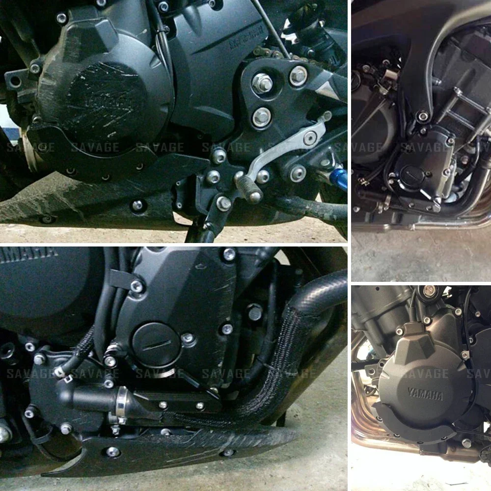 FZ6 XJ6 XJ6N Left Right Engine Side Case Crankcase Stator Slider For Yamaha FZ6N FZ6S Fazer FZ6R XJ 6N Diversion Crash Protector