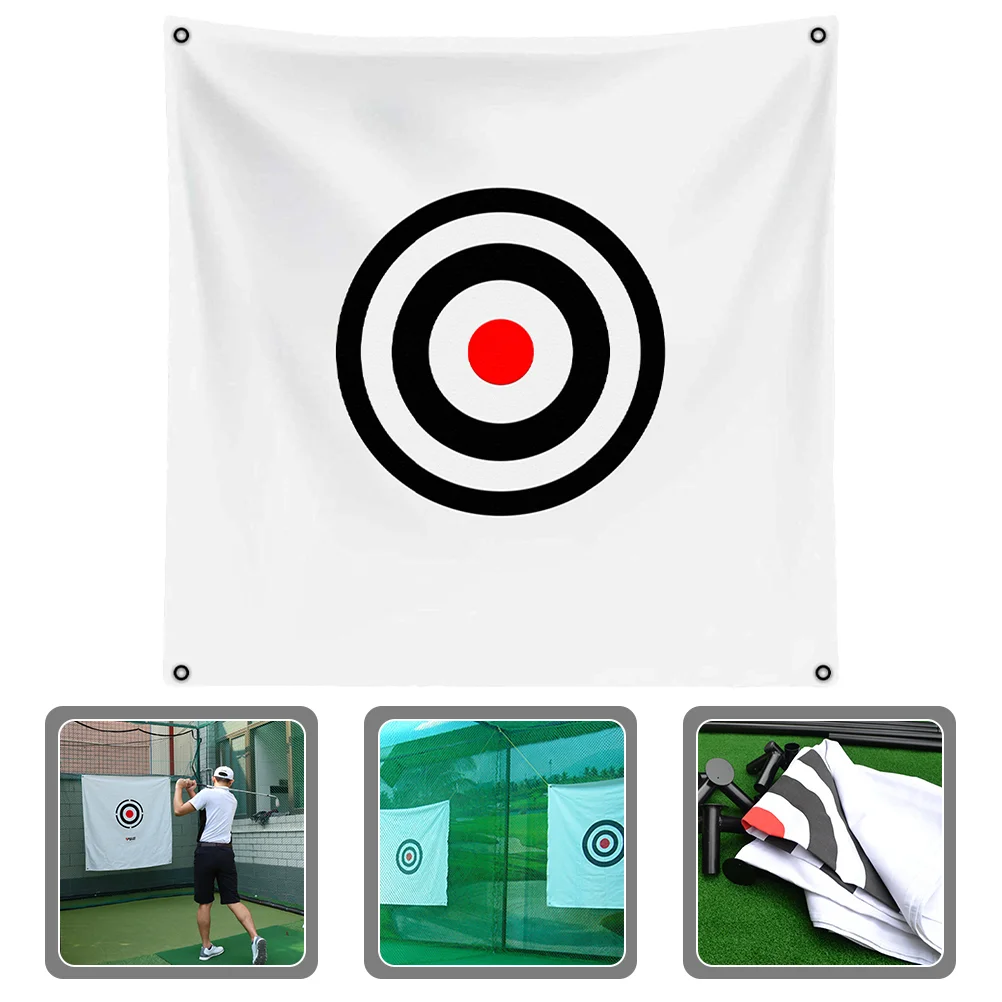 

Golf Target Net Indoor Chipping Swing Practicing Office Kit Hitting Portable Cloth Canvas Targeting Balls