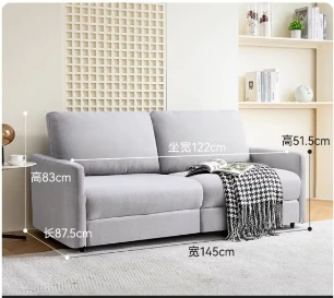 thumbnail image 1 of Sofá cama plegable 2 en 1 de diseño moderno y lujoso, sofá cama de 3 plazas para dormir, sofá cama Convertible para sala de estar de Hotel con colchón, 1 of 3