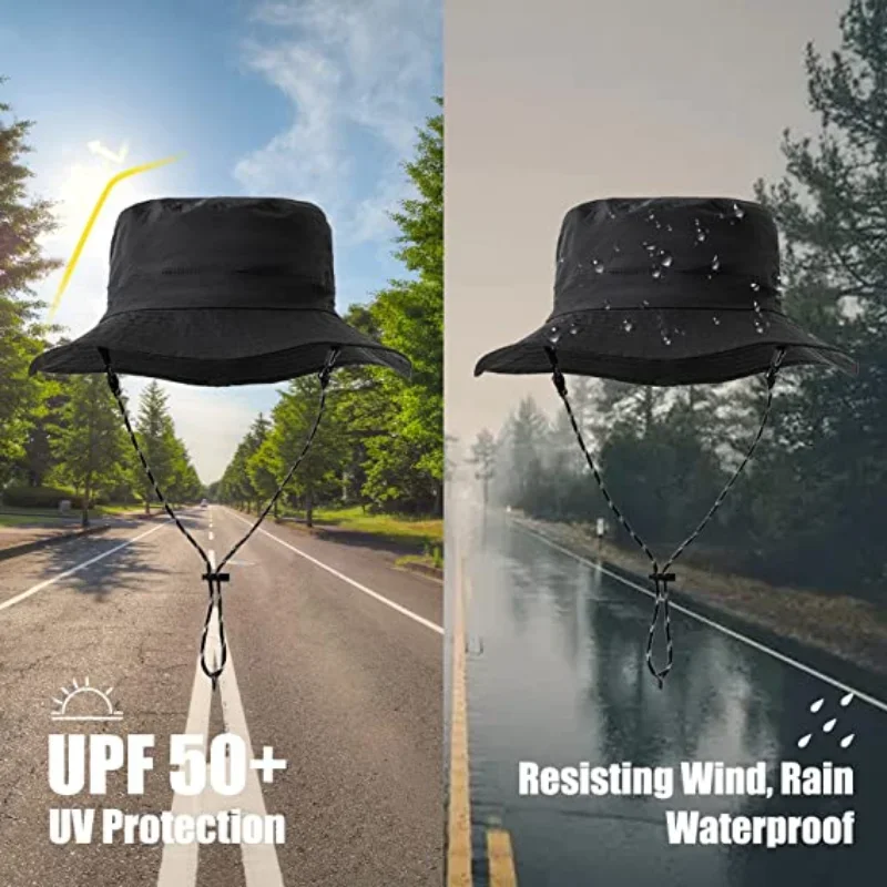 Sun Hats Fisherman Hat Sunscreen Hats Bucket Hats Sun Hat Summer Waterproof Bucket Hats
