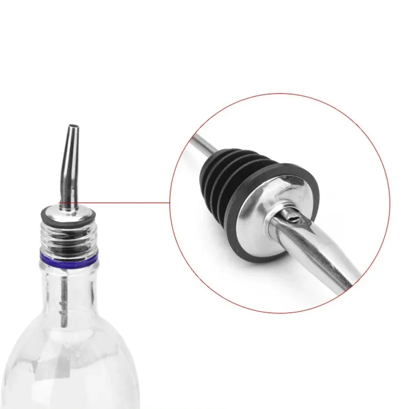 1/2/3/4Pcs Stainless Steel Wine Bottle Stopper Olive Oil Pourer Dispenser Spout Bottle Pourer Stopper For Bottle Bar Accessories 5 1/2/3/4Pcs Stainless Steel Wine Bottle Stopper Olive Oil Pourer Dispenser Spout Bottle Pourer Stopper For Bottle Bar Accessories 5
