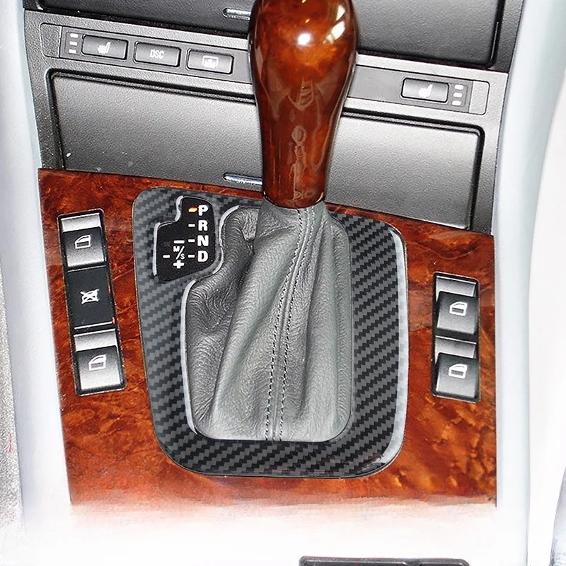 Carbon Fiber Abdeckung Für BMW 3er E46 - Schaltknauf & Armaturenbrett | Glänzend Schwarz