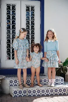 Blue Shabbos Kids Matching Set 1