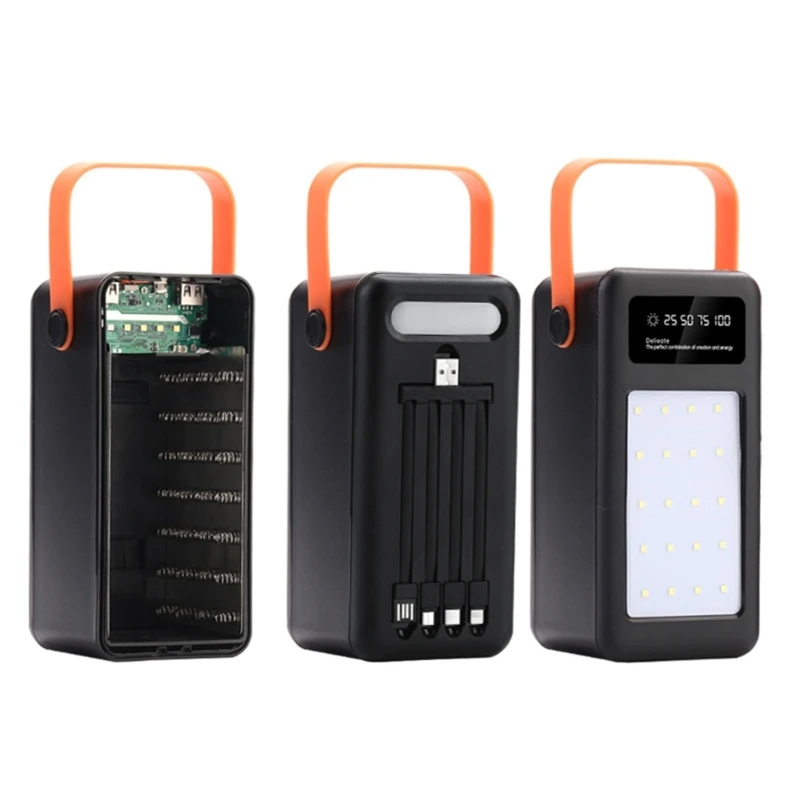 Quick Charge 28 X 18650 Dual USB Power Bank Case QC 3.0 5V PD DIY Holder Box With Digital Display Screen Drop Shipping 11 Sa5a21451509647c4a6aa9beb3cfa07b1N