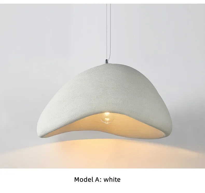 Wabi-sabi pendant light fixture