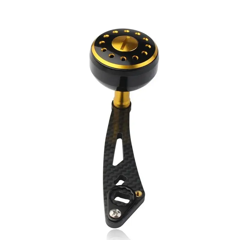 Ruke new fishing reel handle carbon fiber single rocker Length 93mm 7*4/8*5mm hole size suit Da/Shi/Ab reel handle DIY accessory