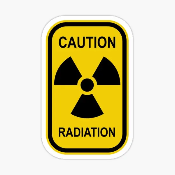 

Radioactive Symbol Warning Sign Radioa 5PCS Car Stickers for Living Room Bumper Art Window Fridge Anime Laptop Car Print Kid