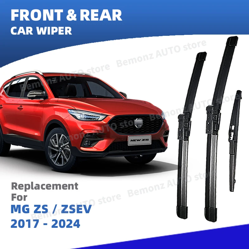 LHD Vorne Hinten Wischerblätter Für MG ZS EV ZX ZST VS 2017 - 2024 Windschutzscheibe Windschutz 24 "14" 10 "Zubehör 2018 2021 2022 2023