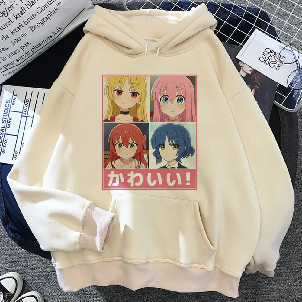 

Bocchi the Rock hoodies women Korean style gothic y2k aesthetic Hood Pullover female 90s Hooded Shirt