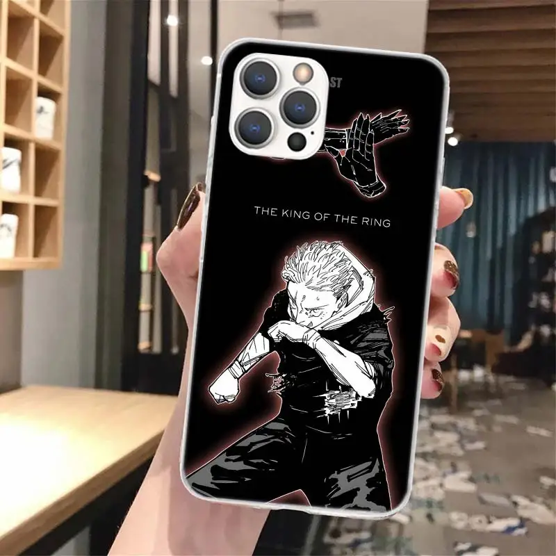 Kaisen Jujutsu Art Soft Phone Case - Stylish Anime Pattern Cover