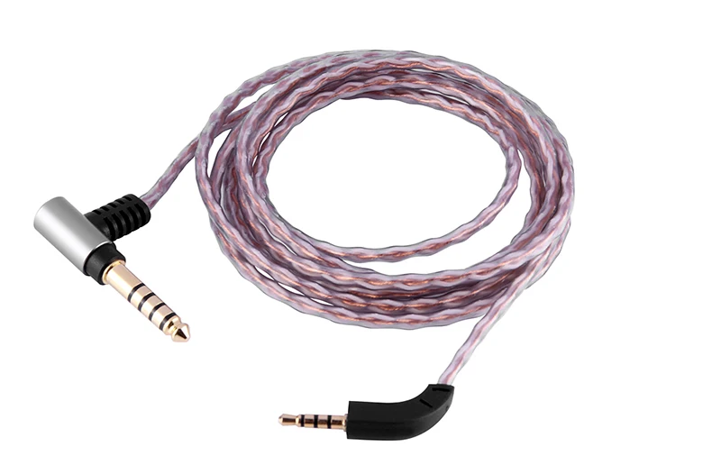 For B&W P9 Earphone Replaceable 4.4mm 3.5mm 2.5mm Balanced Single Crystal Copper Upgrade Cable