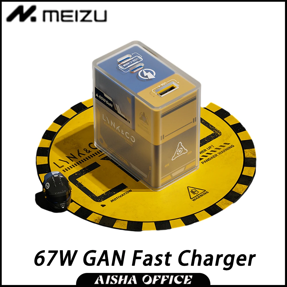 

Meizu Pandaer 67W GaN Fast Charger TypeC USB Intelligent Allocation Multiple Interfaces Quick Chargers Pc Gamer Accessories Mac