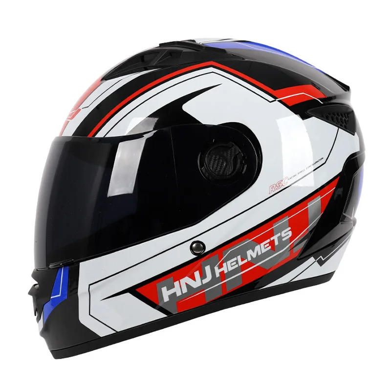 

Adult Helmets for Motorcycle Full Face Helmet with Dark Lens Four Seasons Cascos Para Motos Motocross Full Face Helmets for Men