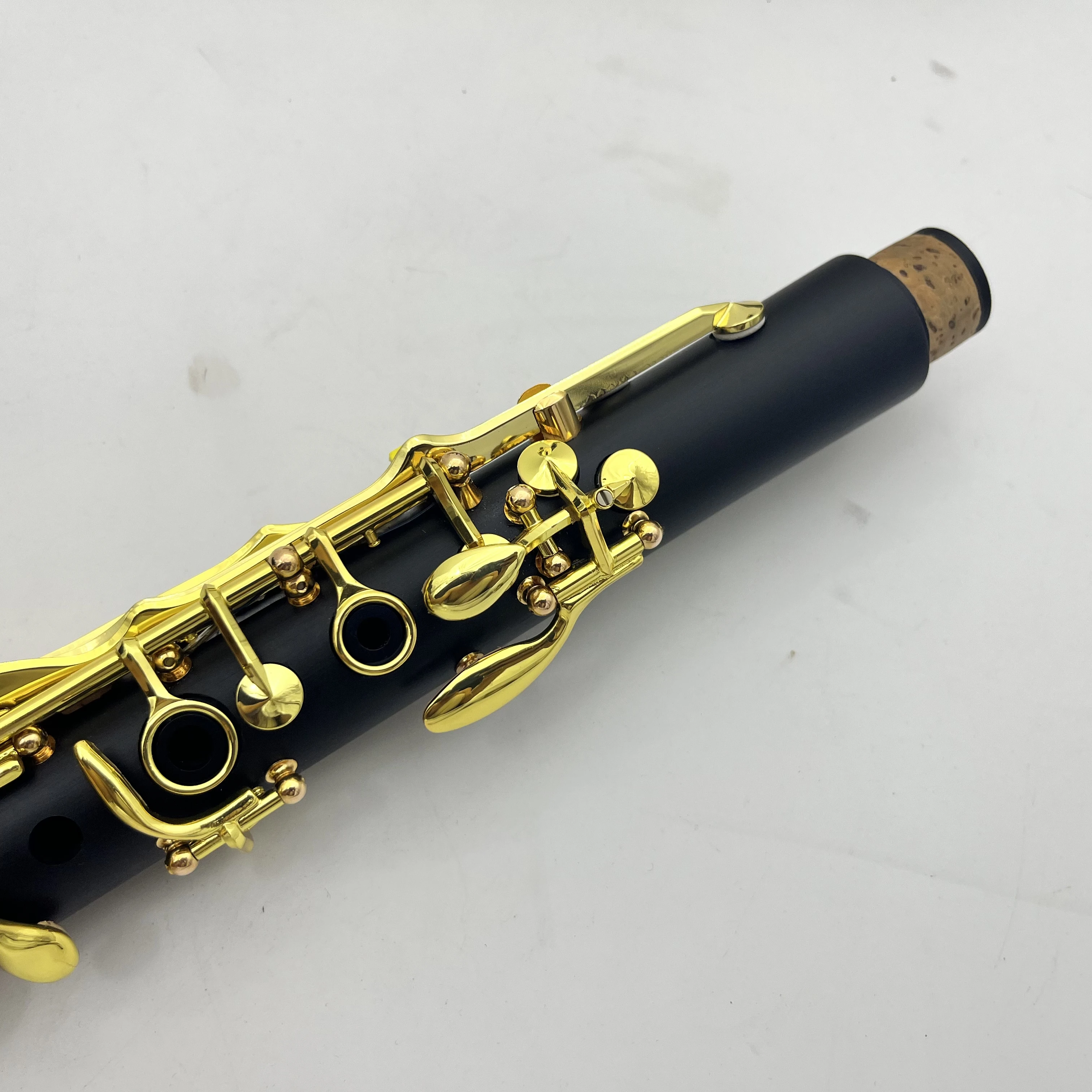 Real Picture Clarinet Bb Tune Bakelite Wood 17 Keys Professional Musical Instrument With Case