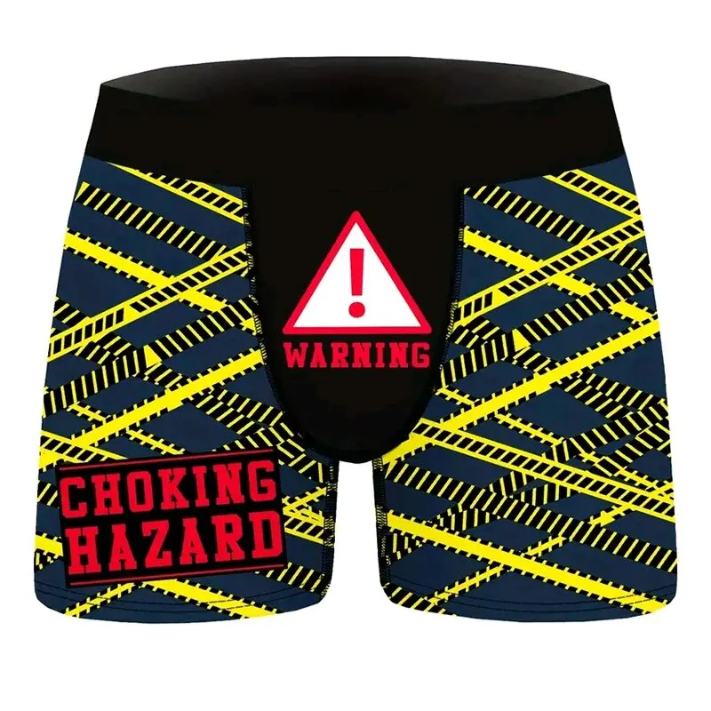 MenSportsBoxersUnderwearUnderpantsSportExclamationMarkPrinting