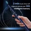 Sejoy Electric Sonic Toothbrush USB Rechargeable with 6 Replacement Heads 3 Gears Long Battery Life Tooth Brush 3
