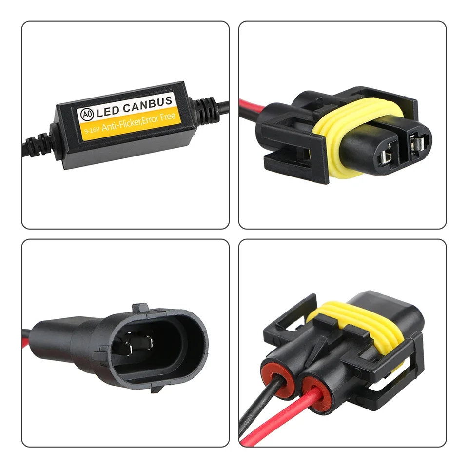Decodificador Canbus Para Bombillas LED H11 - Elimina Errores Y Parpadeos, Compatible Con Sistemas Canbus, 12V