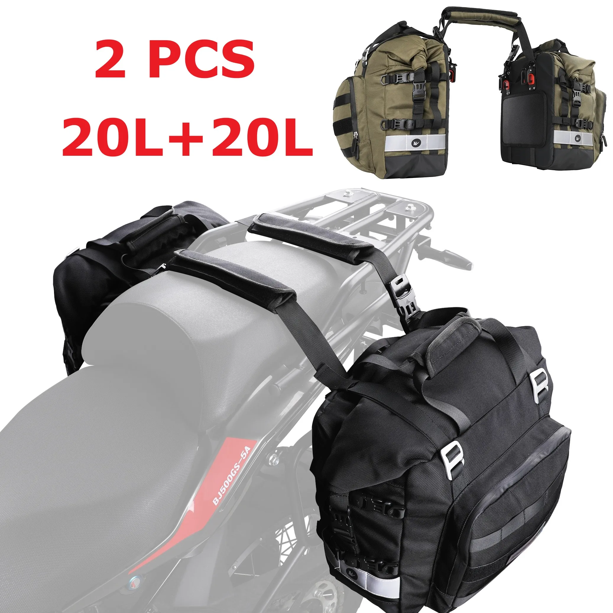 Borsa in vero cuoio per Moto Guzzi V7 Stone Ten - Franco Cuoio