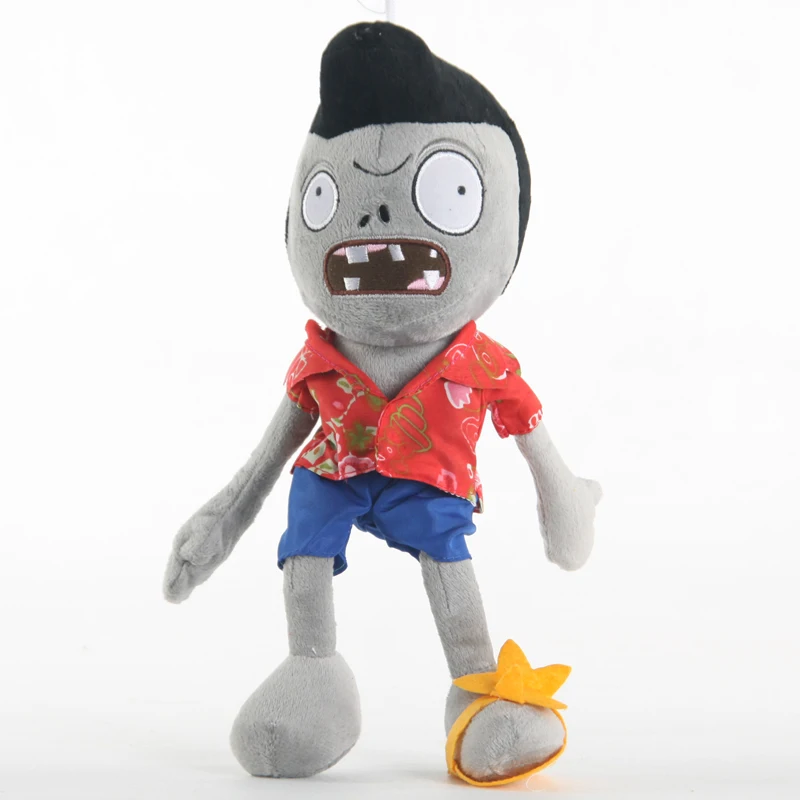 1pcs 30cm Plants vs Zombies Plush Doll PVZ Pompadour Zombie Plush Soft