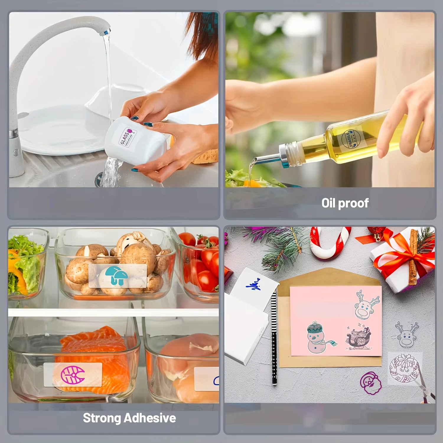 미니 프린터용 생생한 투명 필름, 저널에 적합한 열전사 용지, 휴대용 디자인, 다채로운 패턴 미니 프린터