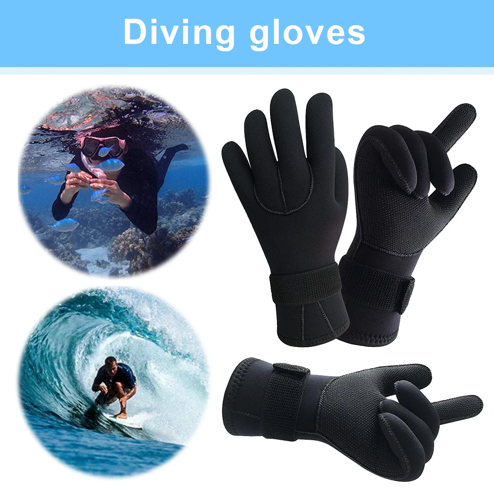 3mm Wetsuit Gloves Anti-Slip Surfing Gloves Thermal Neoprene for Scuba Diving Snorkeling Kayaking Men Women