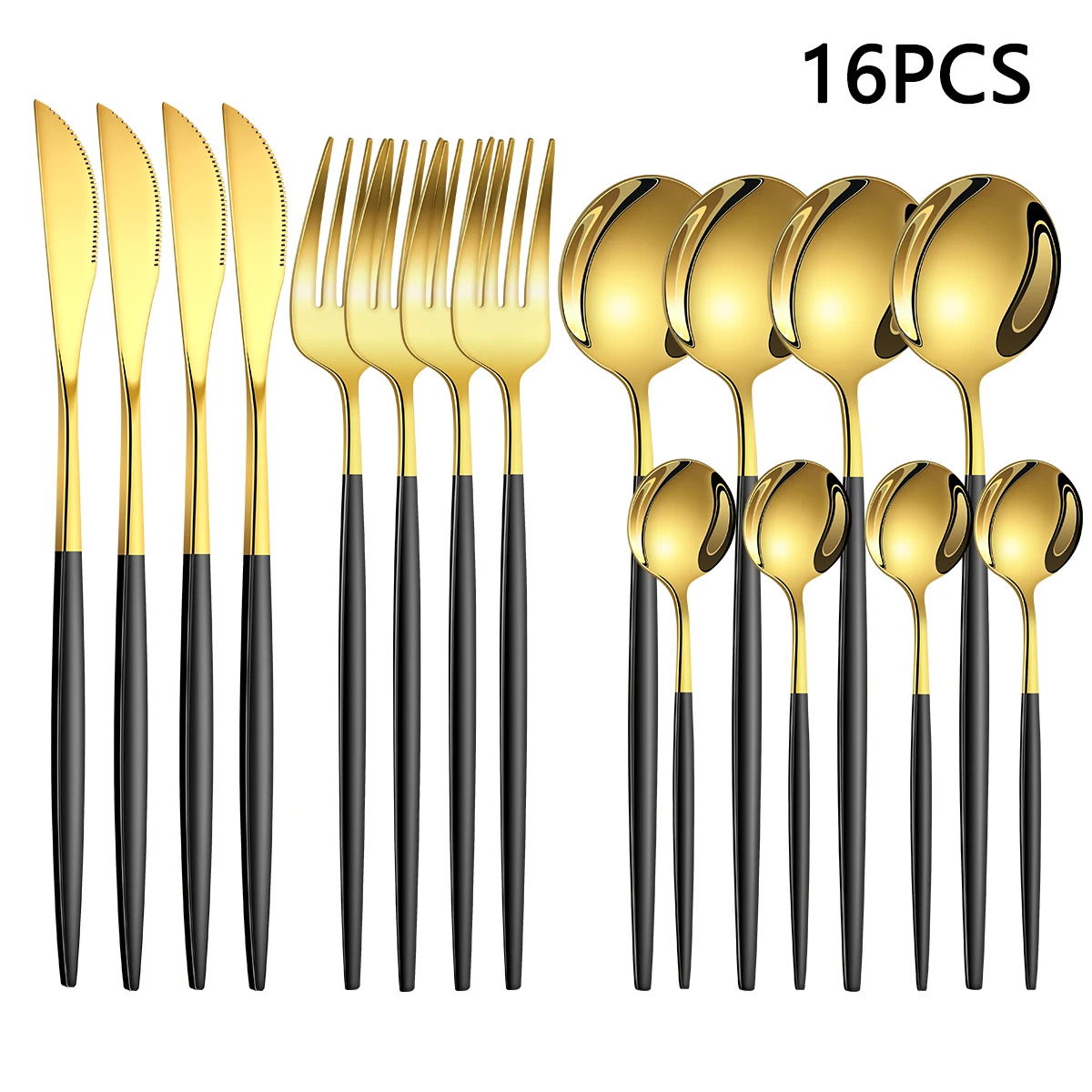 Stainless Steel Tableware Set 11
