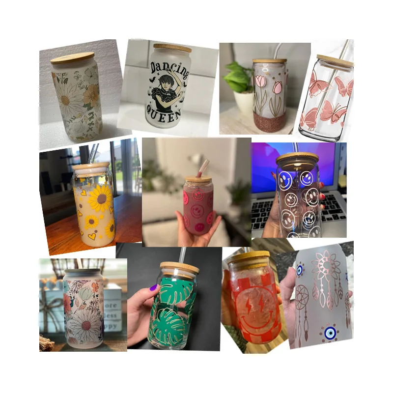 UV Transfer Sticker Game Fuel DTF Wraps For The Libby Glasses DIY Handle  And Earphone Waterproof Bottles Cups Cans Easy To Use