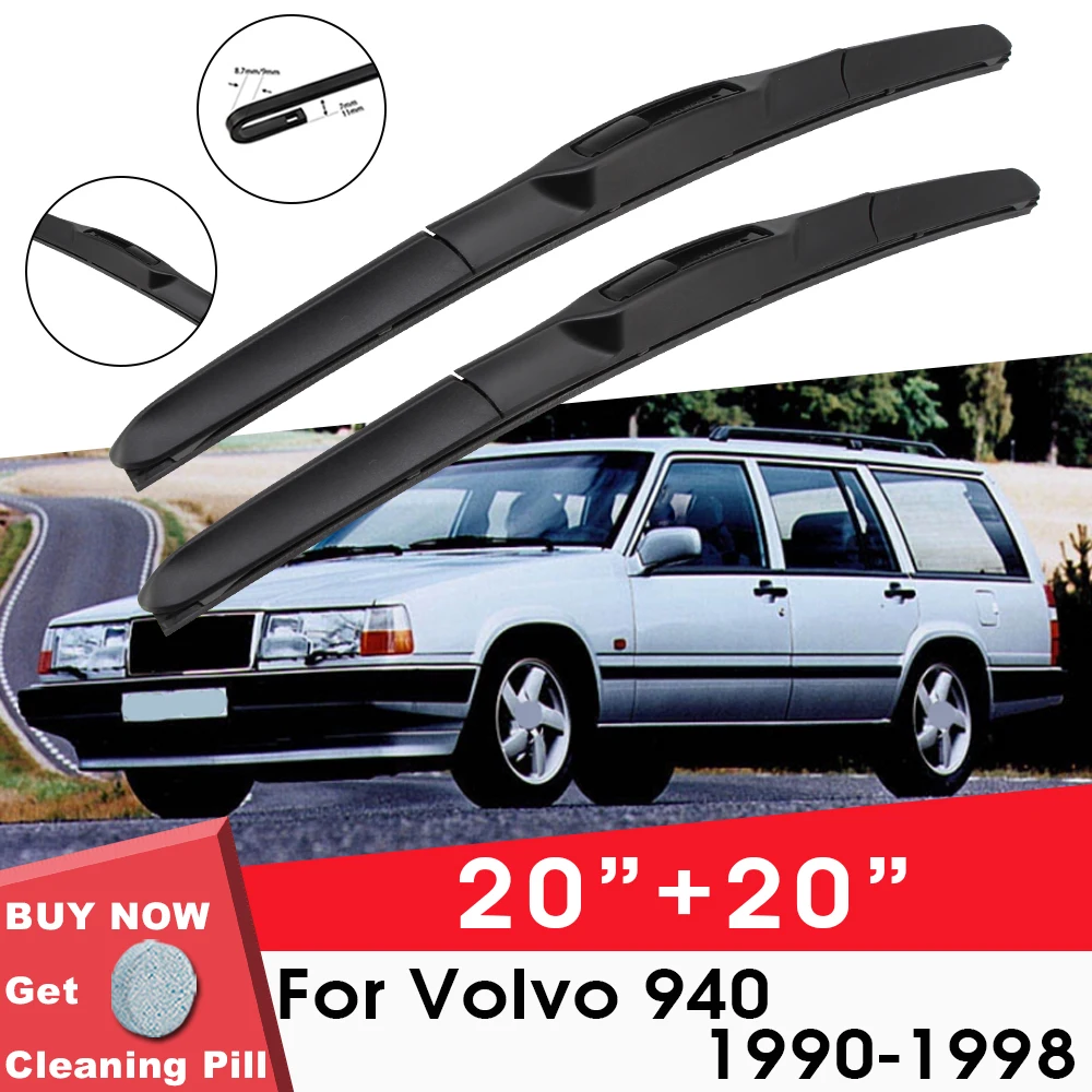 CarWiperBladeFrontWindowWindshieldRubberWiperForVolvo9401990