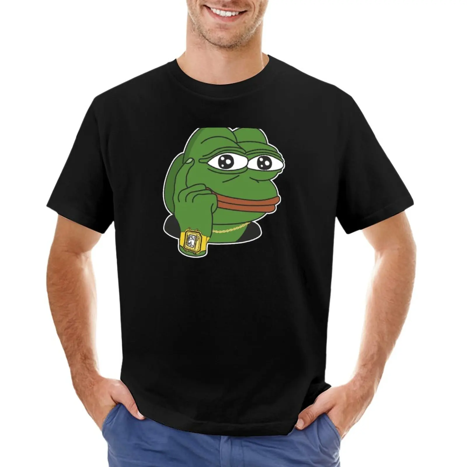 

Watch Wearing Pepe the Frog T-Shirt cat shirts customized t shirts plain t-shirt mens clothing