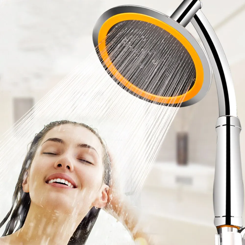Shower Head Shower Nozzle 4/6 Inch Shower Head High Pressure 360 Adjustable Large Round Rainfall Sprayer Hand Held
