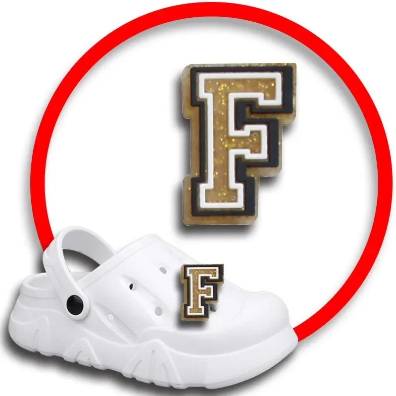 

1 шт. заколки для Crocs талисманы аксессуары для обуви золотые буквы украшения Джинсы женские сандалии Пряжка Детские сувениры мужские значки