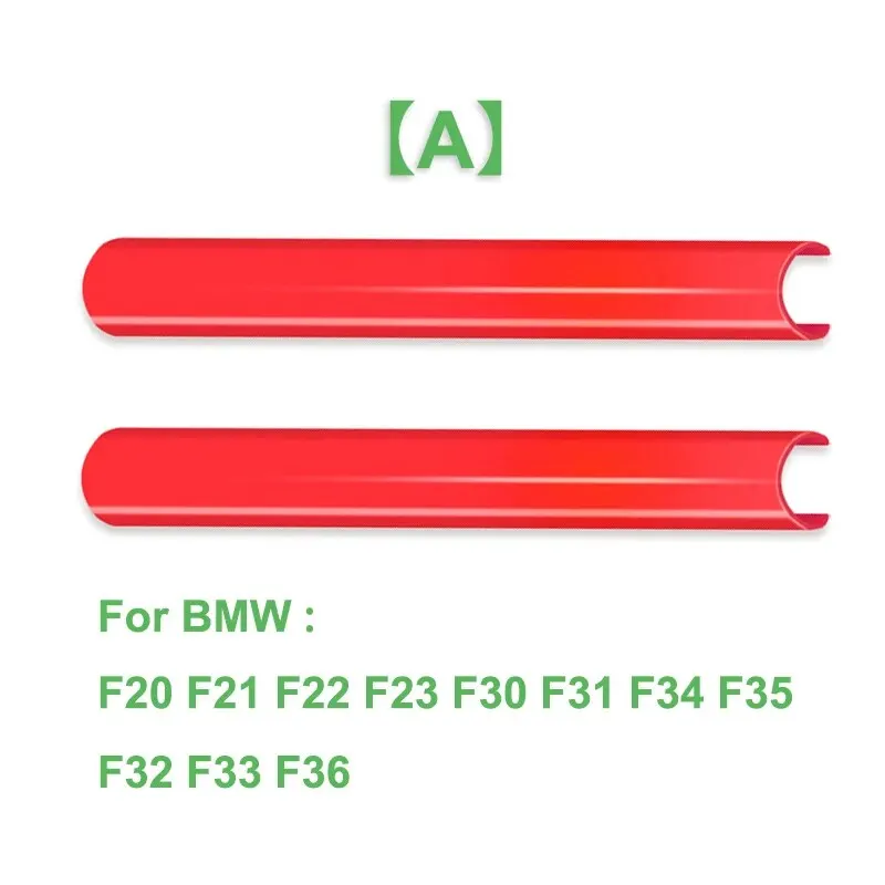 Front Grille Trim Strips - Stylish Decorative Frame Stickers (Set of 2)