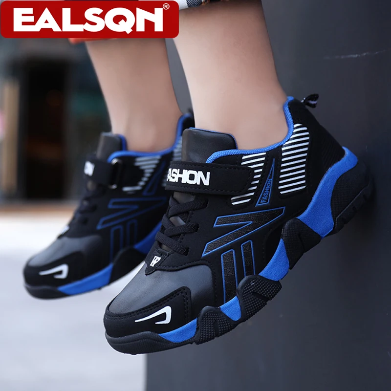 أحذية أطفال جلدية للفصول الأربعة غير قابلة للانزلاق للأطفال في الهواء الطلق أحذية رياضية للمشي كاجوال للأولاد رياضية للتنس مقاس 28-39