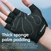 ROCKBROS Bike Gloves Half Finger Summer Breathable Anti-slip SBR Pad Shockproof MTB Road Bicycle Gloves Cycling Shorts Gloves 3