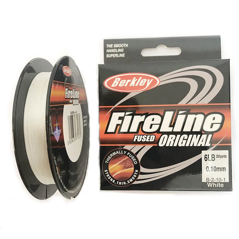 FIREline 300YD Crystal White Fishing Fire PE Monofilament Fishing Line  Multifilament Floating Line 6/8/10/20/30LB Pesca For Bead