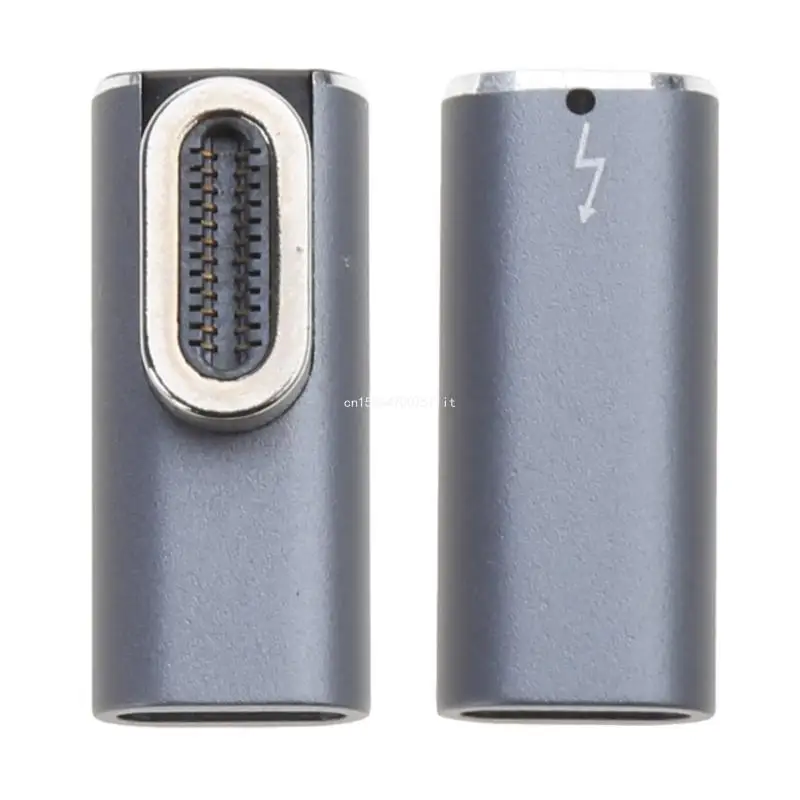 

Магнитный адаптер USB совместимый с Thunderbolt3, 24 контакта, разъем типа 100 Вт, PD зарядка, 40 Гбит/с, передача данных,