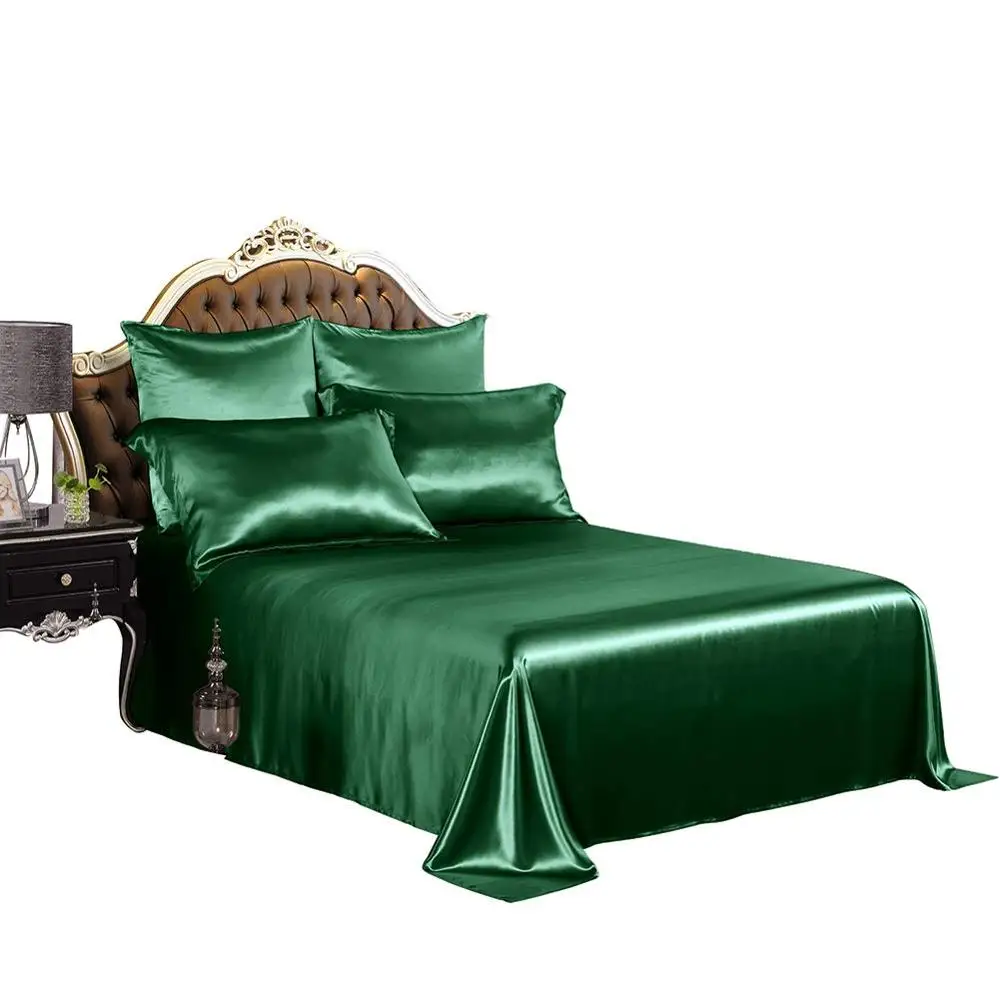 

Luxury Silk Bed Sheets 4 Pcs, 19MM Silk Bedding Sets ,100% 6A Mulberry Silk, King Size