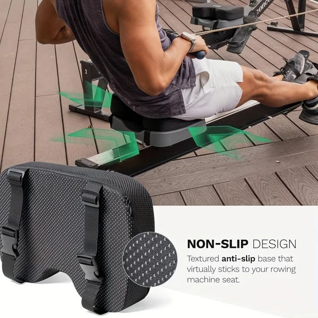 Rowing Machine Seat Cushion for The Concept 2 Rowing Machine - Concept 2 Rower, Recumbent Stationary Bike, WatterRower Seat Pad 2