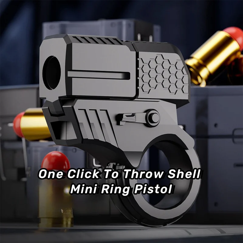 Decompression EDC Launcher Model Ring Fingertip Launcher One-Click Eject Fidget Ring Stress Relief Fidget Sensory Toys For Kids fidget toy,sensory fidget toy