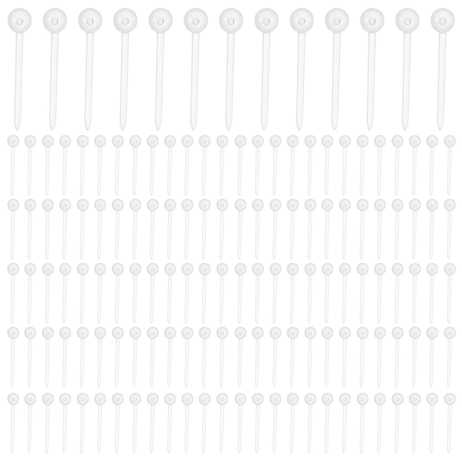 1000개입 원형 투명 폼 공예 핀, 크리스마스 장 스팽글 핀, 수공예 스팽글 핀, 미니 폼 핀